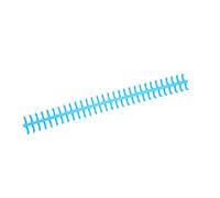 10 Pcs Peignes de Reliure 10 mm 30 Trous, Reliures Spirales en Plastique pour Reliure à Feuilles Mobiles, Relie Entre 65 Feuilles, Anneau de Reliure pour Livre, Carnet, Journal, Scrapbooking (Bleu)