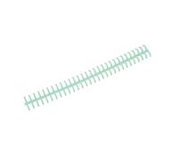 10 Pcs Peignes de Reliure 10 mm 30 Trous, Reliures Spirales en Plastique pour Reliure à Feuilles Mobiles, Relie Entre 65 Feuilles, Anneau de Reliure pour Livre, Carnet, Journal, Scrapbooking (Vert)