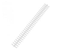 10 Pcs Peignes de Reliure 10 mm 30 Trous, Reliures Spirales en Plastique pour Reliure à Feuilles Mobiles, Relie Entre 65 Feuilles, Anneau de Reliure pour Carnet, Journal, Scrapbooking (Transparent)
