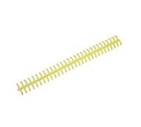 10 Pcs Peignes de Reliure 10 mm 30 Trous, Reliures Spirales en Plastique pour Reliure à Feuilles Mobiles, Relie Entre 65 Feuilles, Anneau de Reliure pour Livre, Carnet, Journal, Scrapbooking (Jaune)