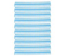 10 Pcs Peignes de Reliure 22 mm 30 Trous, Reliures Spirales en Plastique pour Reliure à Feuilles Mobiles, Relie Entre 170 Feuilles, Anneau de Reliure pour Livre, Carnet, Journal, Scrapbooking (Bleu)