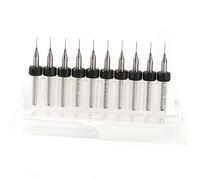 10 PCS Peu de Foret de Circuit Imprimé Perçage Jeu d'outils Mini Micro-forets Carbure pour PCB Conseil Gravure CNC (0.3mm)
