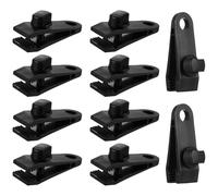 10 Pcs Pince Clips de Fixation pour Bâche, Pince pour Bache, Clips pour Tente universelles, Pinces pour Tente, camping, auvents, banderoles et bâches de tentes