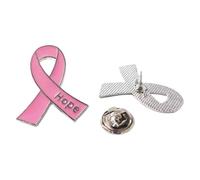 10 PCS Pins Octobre Rose, Octobre Rose Accessoires Avec Boucle Papillon | Octobre Rose Broche Ruban Cancer Du Sein Accessoires De Décoration Pour Sensibilisation Au Cancer Du Sein