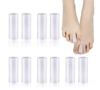 10 PCS Protége Orteil Silicone, Protection Doigt de Pied, Protecteurs Tube Orteil, Nouveau Matériel, Capuchons Orteils Gel, Idéal Pour Ampoules, Callosités, Soulagement de La Douleur de Friction.