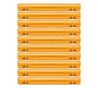 10 Pcs Régleurs de Cordes pour Tente en Alliage d’Aluminium Rouge, Léger et Durable - Ajusteur Double Trou pour Corde de Tente Ø 8mm, Parfait pour Camping et Randonnée (Ou)