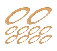10 PCS Rings de piston du compresseur | 550W Bas bruit et hautement isolé | Pièces de remplacement durs et tolérantes aux chocs | 68x48x0,8 mm pour les pompes/compresseurs