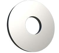 10 Pcs Rondelles Plates en Acier Allié Zingué Galvanisé Gros, (Tailles: M10) Rondelle Plate pour L'étanchéité des Vis, Bagues D'étanchéité, Accessoires de ISO 7093 DIN 9021 (10mm x 30mm)