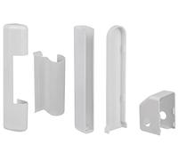 10 pcs. Roto NT PVC Window and PVC Plastic Door Cover Caps Complete Set White - Caps only for NT Fittings suitable for covering the wing bands and protection against dirt