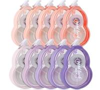 10 PCS Rubans Correcteurs,BetterJonny10mx5mm Souris Correcteur Blanc avec Capuchon Protecteur Correcteur Souris Rouleaux de Correction Roller Correcteur pour Papeterie Fourniture Scolaire(Rose+Violet)