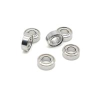 10 PCS S687ZZ Stainless Steel Miniature Ball Bearing, 7x14x3.5mm for Precision Instruments