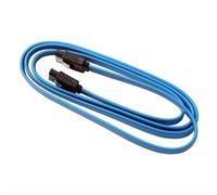 10 Pcs SATA Câble SATAIII 6Gbps Double TêTe avec Boucle Fixe Droite Lecteur Optique le Disque Dur Câble SéRie 1M