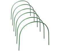 10 PCS Serres Cerceau en Acier Enduit De Plastique Arches De Jardinage Cerceaux De Jardin Rouille Cultiver Tunnel Vert Grande Plante Cultiver Tunnel Cerceau pour Jardin Tissu (1)