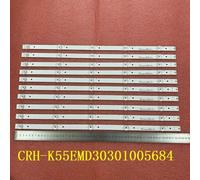10 pcs/set LED Nipseyteko bar Haier 55UFC2500 RTUC5537 PLED NipseytekoC5575-UHD CRH-K55EMD30301005684 REV1.3 12-55C100-3030-0D18-5X10-170829-2