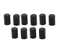 10 Pcs Silicone Bouchon Obturateur Universel Admission Vide Tuyau Extrémité Bouchon Bouchon Diamètre Intérieur 14mm Noir Admission Vide Tuyau Extrémité Admission Vide Extrémité (Noir)