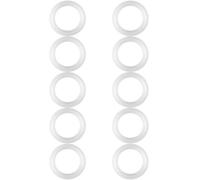 10 PCS Silicone Joint d'Étanchéité Rondelle Anneau Ensemble, 1.5 "Tri-Clamp Joint Joint Torique Rondelle D'étanchéité Sanitaire Pince Ferrule Raccords pour OD 50.5mm Sanitaire Tuyau Soudure Ferrule