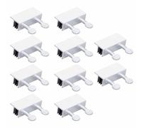 10 PCS Sliding Window Locks, Aluminum Alloy Adjustable Window Stopper, Home Safety for Sliding Doors