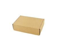 10 pcs super hard brown multi-size carton packaging wedding party gift chocolate candy event box(15x15x5cm 10pcs)