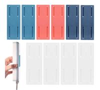10 Pcs Support Multiprise Murale, Fixation Murale Multiprise Autocollant, Fixation de Multiprises Auto-adhésif Support de Câbles pour Maison Bureau Cuisine Télécommandes Routeurs Rallonges