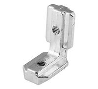 10 Pcs T Coin Support Heavy Duty L-Forme en Aluminium Profilé Intérieur Coin Supports Connecteur en Acier au Carbone Supports Renfort Brace(EU-4040)