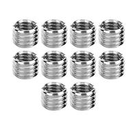 10 PCS Thread Inserts, Male Female Reducing Nut, Stainless Steel Hardware Repair Tool for Damaged Threads