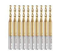 10 pcs Titane Nitrure Enduit Carbure PCB CNC Forets Routeur 1.8mm