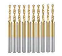 10 pcs Titane Nitrure Enduit Carbure PCB CNC Forets Routeur 1.9mm