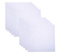 10 Pcs Toile Blanche 20x20cm Tissu Broderie Point de Croix Coton Coton | Naturel, premium, grille, régulière, précise, format, prédécoupé, pratique, entretien, facile, usage, polyvalent