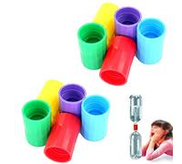 10 Pcs Tube De Raccordement Tornado Vortex De Bouteille Connecteur De Bouteille Vortex Bouteille De Raccordement Tornado Bouteille Cyclone Tube Pour Tornades, Expériences Scientifiques, Éducatif