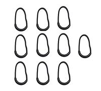 10 Pcs Universal Replacement Zipper Pull Cord Rope Slider For Clothing Backpack Black Fashion processing