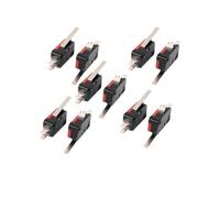 10 Pcs V-152-1C25 Roller Lever Arm SPDT 1NO 1NC Limit Switch 3 Terminals Momentary NWPNLXEA