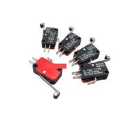 10 Pcs V-156-1C25 Roller Lever Arm SPDT NO/NC Momentary Switches