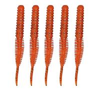 10 PCS Vers de Mer Artificiels 100mm Lombrique Appâts De Pêche Doux Appâts Réalistes Odeur de Poisson-4#