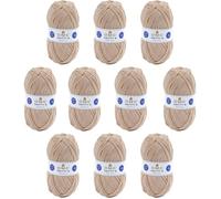 10 pelotes - 100% acrylique - Beige - 964 - 50g - 140m - DMC - Knitty 4 - Tricot Beige