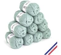 10 pelotes de laine - Bambou - 100% acrylique - Bergère de France - Barisienne