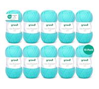 10 pelotes de laine - Bleu Caraïbes - 7 - 100% acrylique - 3,5/4,5 mm - Gründl -