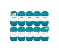 Pelotes de Laine - Gründl - 760-49 - 100% Polyacrylique - Lot de 10 - Bleu Pétrole
