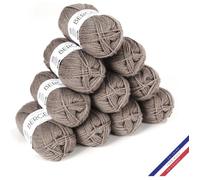 10 pelotes de laine - Broussaille - 100% acrylique - Bergère de France - Barisienne