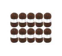 10 pelotes de laine - Chocolat - 23 - 100% acrylique - 3,5/4,5 mm - Gründl - Lisa Premium