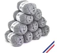 10 pelotes de laine - Dolmen - 100% acrylique - Bergère de France - Barisienne