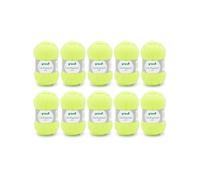 10 pelotes de laine - Jaune fluo - 27 - 100% acrylique - 3,5/4,5 mm - Gründl - Lisa Premium