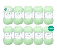 10 pelotes de laine - Vert fluo - 6 - 100% acrylique - 3,5/4,5 mm - Gründl - Lis