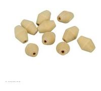 Artemio 10 Perles toupies en Bois 20x14,6 mm