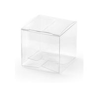 10 Petites boîtes transparentes 5 x 5 x 5 cm - Transparent