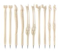 10 Pezzi Forma Bone Penne a Sfera, Penne a Forma di Osso Della Novità Creativa, per Regali di Compleanno Creativi, Design Artistico, Cancelleria per Ufficio (5 Blu + 5 Neri)