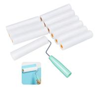 10 Pezzi Set Rulli Pittura Piccoli,Set Rullini per Vernici,Rulli in Schiuma per Pittura Pareti,Mini Rullo Pittura con Manico per Pitturare,Ideale per Vernici,Decorazione Casa e Fai da Te (160 * 34mm)