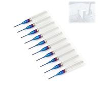 10 Pi¨¨ces Fraise Carbure 0 cnc 0..5 mm 8 mm, Fraise ¨¤ C?ne en Carbure de Tungst¨¨ne Rev¨ºtement Bleu Fraises en Bout CNC Routeur Bits pour Machine de Gravure de Fresas de corte