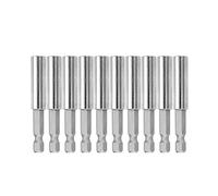 10 Pièce 1/4" Tige Hexagonale Porte-Embouts Magnétique 60 mm Barres D'extension Tournevis Barres Power Drill Drive pour Perceuse Électrique