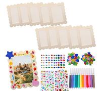 10 Pièce Cadeau Fille Garcon 5 6 7 8 9 10 11 12 Ans Cadre Photo Peinture Enfant Autocollantes Gommettes Activité manuelle Cadres Deco Murale Bricolage Anniversaire Malette Dessin Loisirs Créatifs Kit