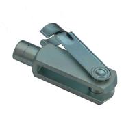 10 pièce - chape - articulation de fourche - 16x64 - M16 GAUCHE + boulon de verrouillage/boulon ES
